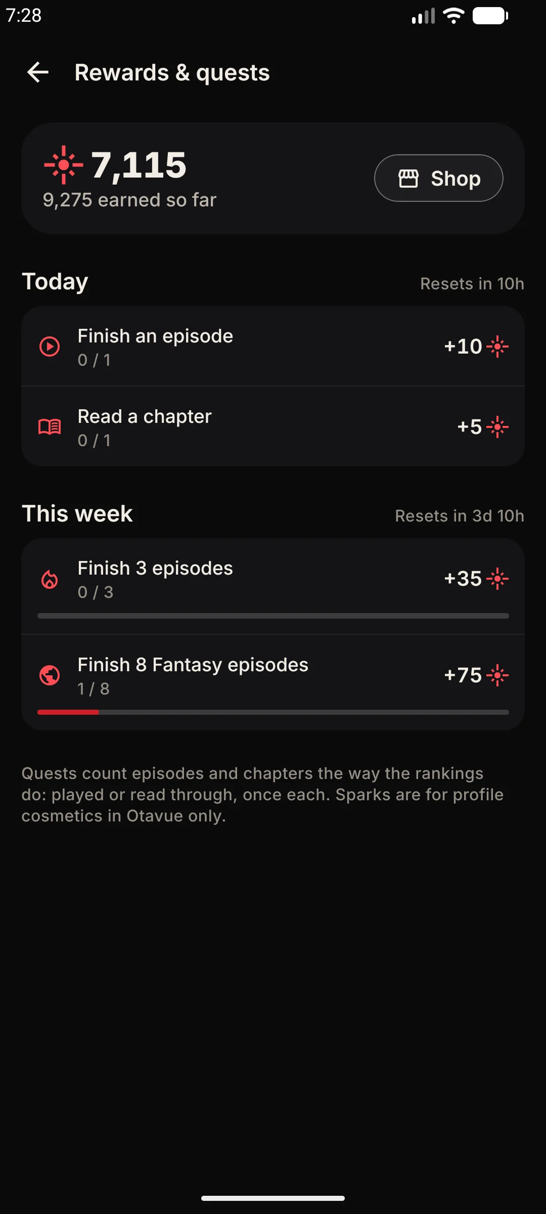 Rewards & Quests