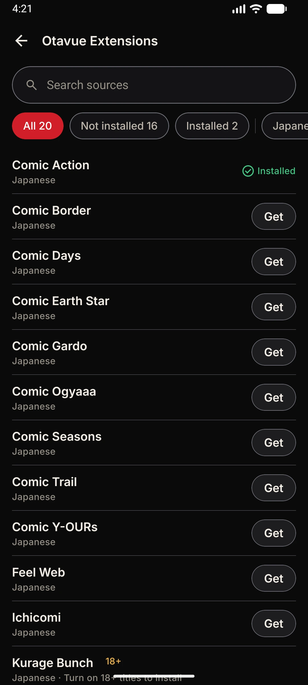 Extensions Catalog
